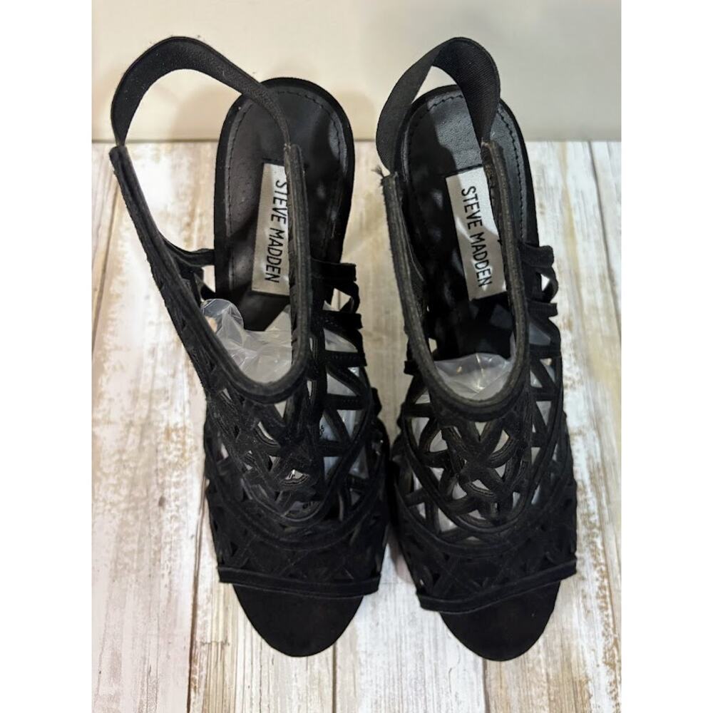 Steve Madden Bootie Style Open Toe Stiletto Heels… - image 3